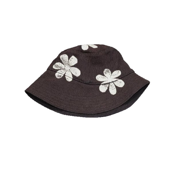 The Great 100% cotton Brown Floral Bucket Hat Medium A005487 main image 4